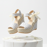 INS hot lace Leisure Women Wedges heeled women Shoes 2021Summer