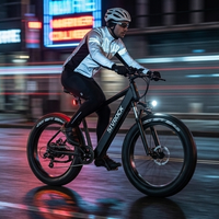 Professional Electric Bike For Adults, 26 X 4.0 Inches Fat Tire Electric Mountain Bicycle, 1000W Motor 48V 15Ah Ebike For Trail Riding, Excursion And Commute, UL And GCC Certified