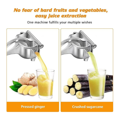 Stainless Steel Hand Press Juicer Machine | Heavy Duty Manual Fruit & Lemon Squeezer