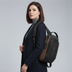 Waterproof Sling Crossbody Backpack Bag – Compact Travel Shoulder Bag for Men & Women