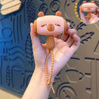 Cartoon Choo-Choo Hammer Keychain with Sound