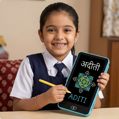 DoodleBox™ Smart Pencil Case – LCD Writing Tablet & Spacious Storage for School Kids