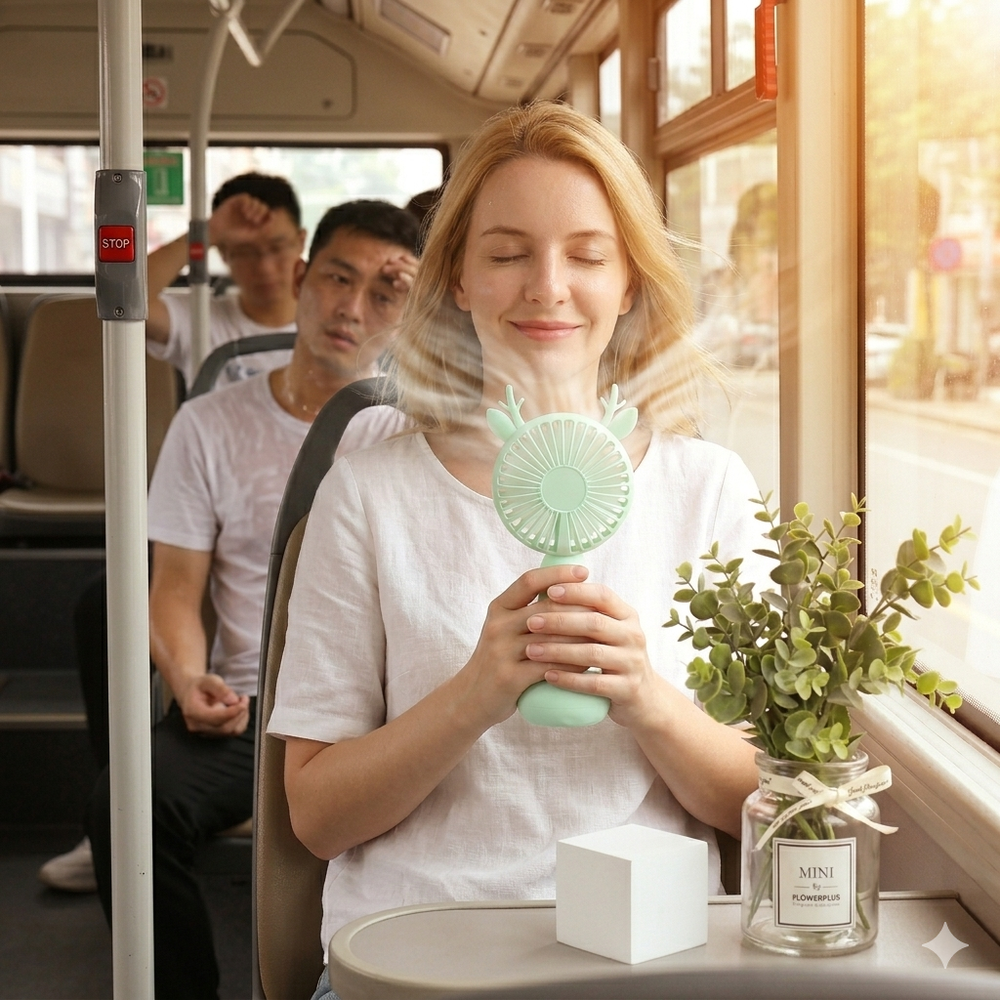 Usb Fan Handheld Small Fan Mini Electric Fan