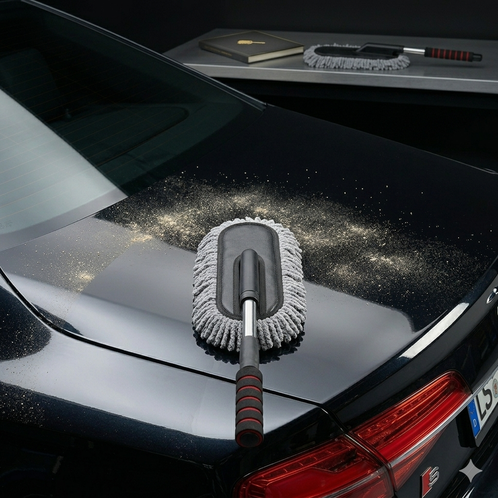 Microfiber Car Duster for Car Cleaning | Extendable Dust Cleaner India