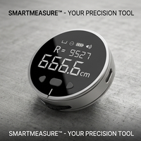 Distance Measuring Instrument Electronic Measuring Ruler Tape Measure High Definition Digital LCD High Precision Electronic Measuring Ruler Tool