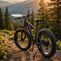 Professional Electric Bike For Adults, 26 X 4.0 Inches Fat Tire Electric Mountain Bicycle, 1000W Motor 48V 15Ah Ebike For Trail Riding, Excursion And Commute, UL And GCC Certified