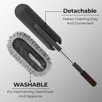 Microfiber Car Duster for Car Cleaning | Extendable Dust Cleaner India