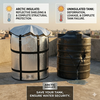 Premium Thermal Water Tank Jacket | UV Protected Insulation Cover