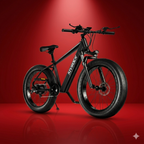 Professional Electric Bike For Adults, 26 X 4.0 Inches Fat Tire Electric Mountain Bicycle, 1000W Motor 48V 15Ah Ebike For Trail Riding, Excursion And Commute, UL And GCC Certified