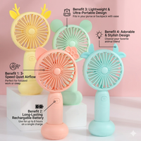 Usb Fan Handheld Small Fan Mini Electric Fan