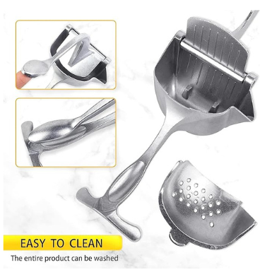 Stainless Steel Hand Press Juicer Machine | Heavy Duty Manual Fruit & Lemon Squeezer