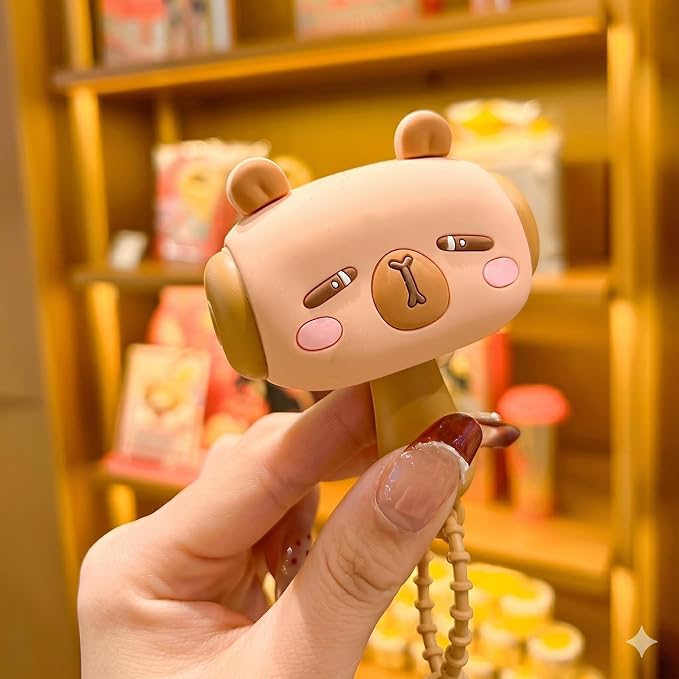 Cartoon Choo-Choo Hammer Keychain with Sound