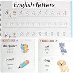 Magic Practice Copybook Set for Kids | 4 Reusable Handwriting Books with 10 Refills, Pen & Grip | Alphabet, Numbers, Drawing & Math Learning Activity Books