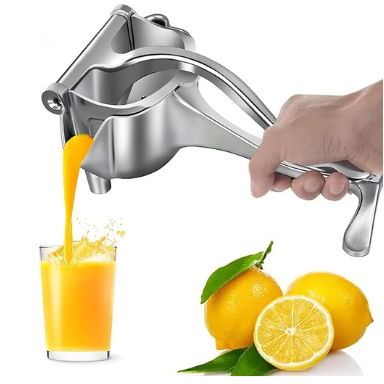 Stainless Steel Hand Press Juicer Machine | Heavy Duty Manual Fruit & Lemon Squeezer