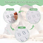 Magic Practice Copybook Set for Kids | 4 Reusable Handwriting Books with 10 Refills, Pen & Grip | Alphabet, Numbers, Drawing & Math Learning Activity Books