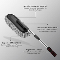 Microfiber Car Duster for Car Cleaning | Extendable Dust Cleaner India