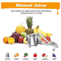 Stainless Steel Hand Press Juicer Machine | Heavy Duty Manual Fruit & Lemon Squeezer