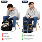 Water-Resistant Hiking & Trekking Backpack – Large Capacity Travel Rucksack with Laptop Compartment