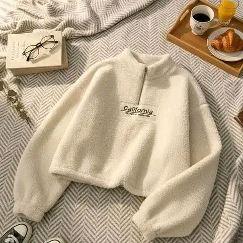 The California Collection: Cozy Quarter-Zip Fleece Pullovers | SaraoHub