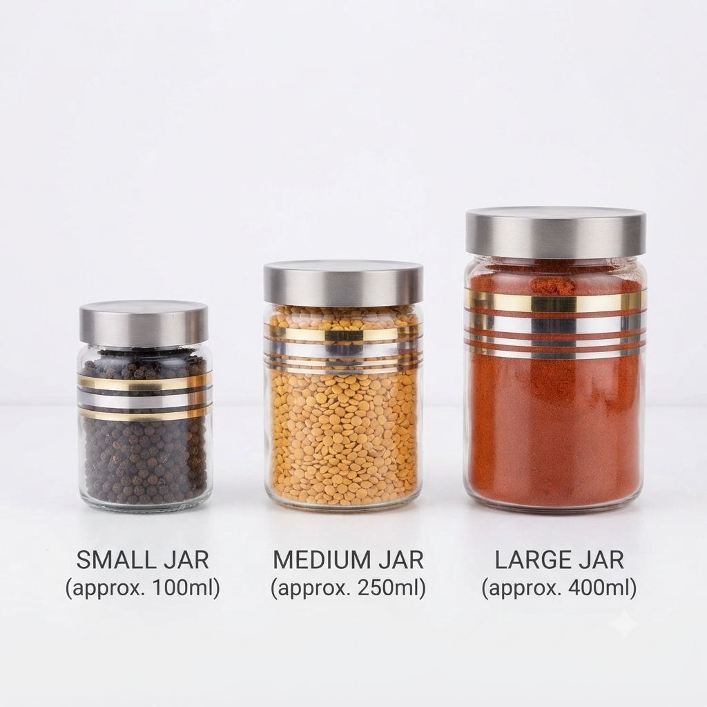 Airtight Kitchen Storage Jars & Containers – Pack of 20 | Multipurpose Fridge & Pantry Organizers