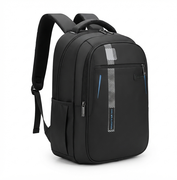 Casual Laptop Backpack – Waterproof Polyester Office, School & College Bag for Boys & Girls