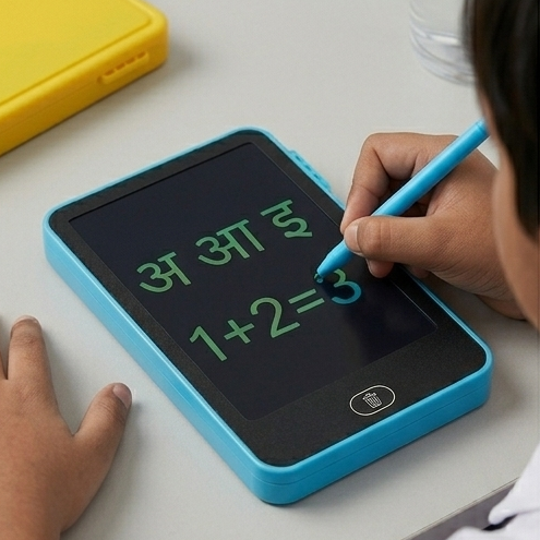 DoodleBox™ Smart Pencil Case – LCD Writing Tablet & Spacious Storage for School Kids