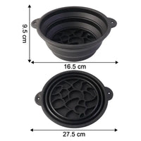 Silicone Ice Facial Bowl with Built-In Ice Tray Foldable Skin Care Bowl (1 Pc)