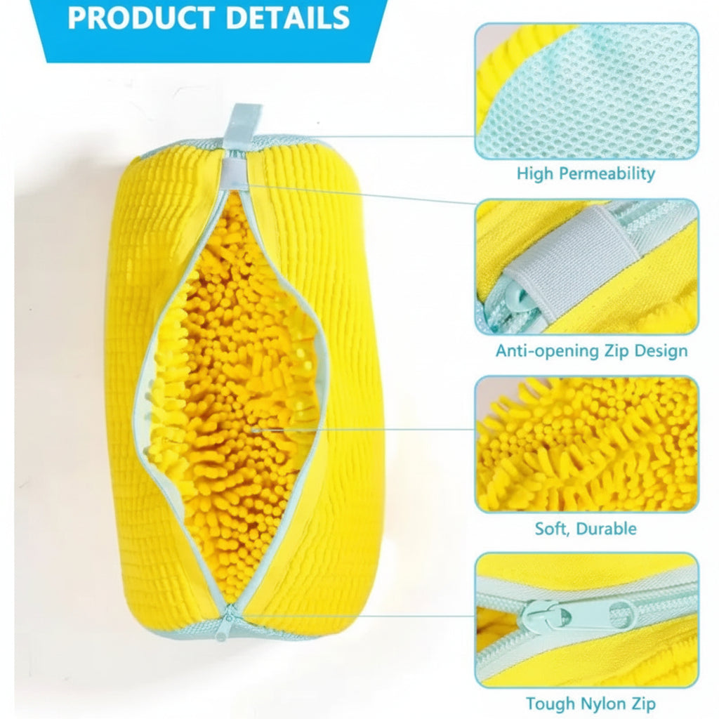 Shoe Washing Bag – Protective Mesh Laundry Bag for Shoes, Sneakers & Sports Footwear