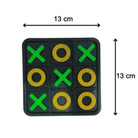 Classic Tic Tac Toe Board Game with Interlocking X & O Pieces